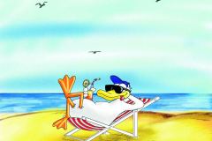 AAW-Ente-auf-Liegestuhl-abgelegt