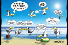 EK die touris kommen