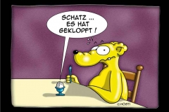 geklopft
