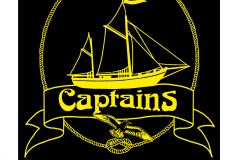 Captains Logo SEGELSCHIFF outline STICK