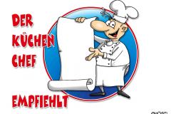 Der Küchenchef empfiehlt offen