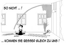 Holger Janssen Maler Cartoon sw abg 2