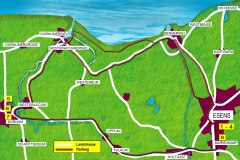 Karte Radwanderweg neu