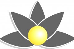 LOGO Bluete dunkelgrau in Kurven