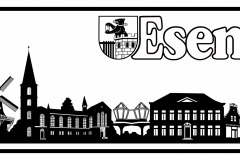 Trinkflasche Esens Silouette 100 %