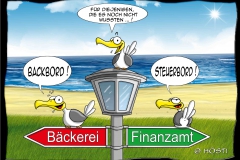 EK steuerbord backbord