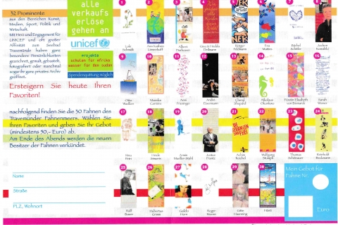 Übersicht der Unicef Fahnen 2007