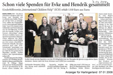 Anzeiger für Harlingerland 07 01 2008