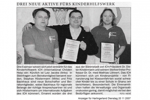 Anzeiger für Harlingerland Dienstag 20 11 2007