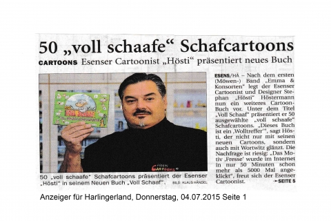 Anzeiger für Harlingerland Donnerstag 04 07 2015 Seite 1