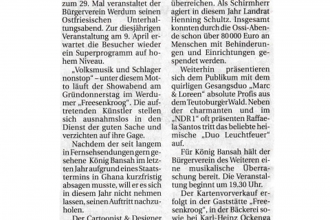 Anzeiger für Harlingerland Donnerstag 12 02 2009 Seite 4