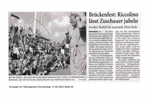 Anzeiger für Harlingerland Donnerstag 14 08 2003 Seite 05