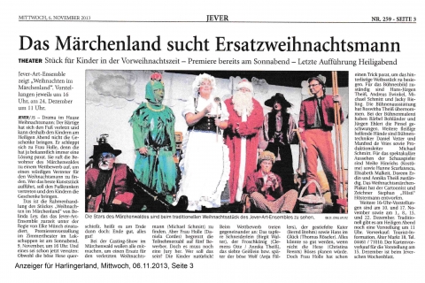 Anzeiger für Harlingerland Mittwoch 06 11 2013 Seite 3