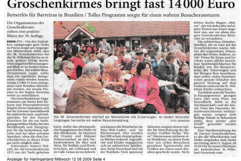 Anzeiger für Harlingerland Mittwoch 12 08 2009 Seite 4