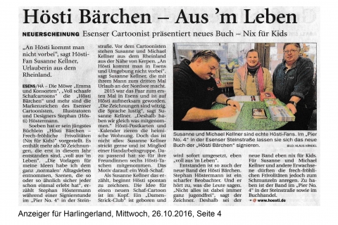 Anzeiger für Harlingerland Mittwoch 26 10 2016 Seite 4