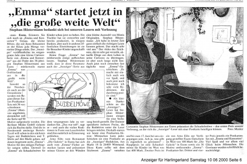 Anzeiger für Harlingerland Samstag 10 06 2000 Seite 6