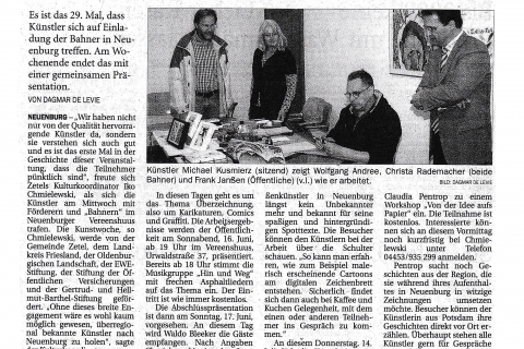 Artikel Neuenburger Kunstwoche