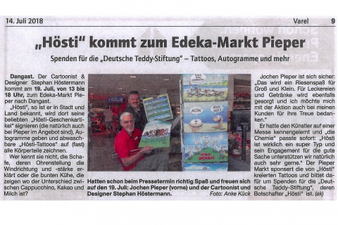 Dangast 219 07 2018 Nordwest Zeitung 14.07.2018  Seite 9