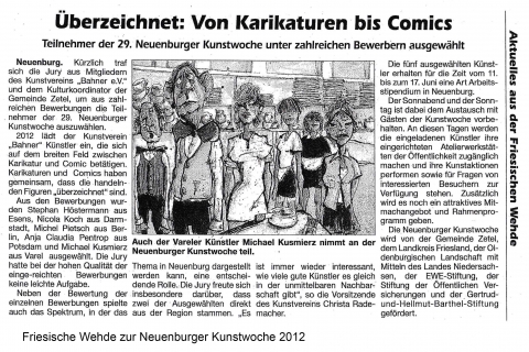 Friesische Wehde zur Neuenburger Kunstwoche 2012