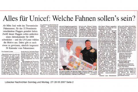 Lübecker Nachrichten Sonntag Montag 27 28 05 2007 Seite 2