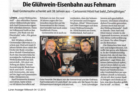 Lüner Anzeiger Mittwoch 04 12 2013