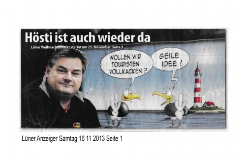 Lüner Anzeiger Samtag 16 11 2013 Seite 1