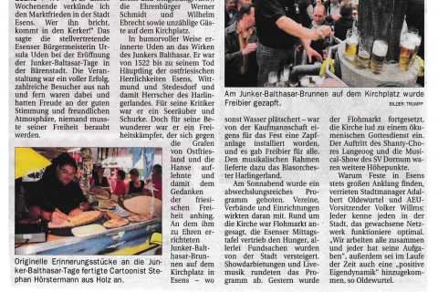 Ostfriesen Zeitung Montag 03 08 2009 Seite 14