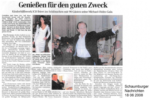 Schaumburger Nachrichten 18 06 2008