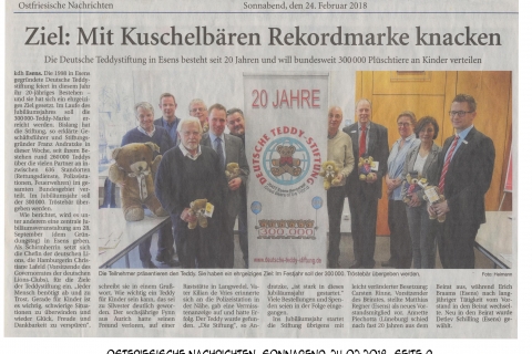 Teddy Stiftung Ostfriesische Nachrichten 240218