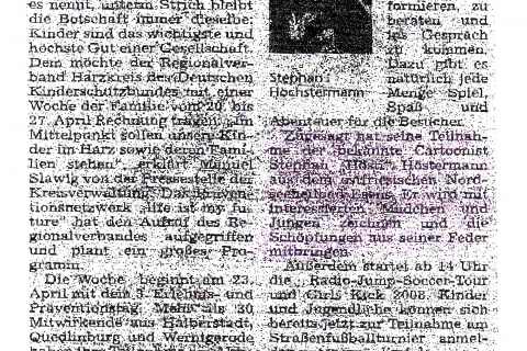 Volksstimme Halberstadt 2008