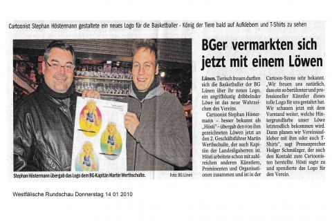Westfälische Rundschau Donnerstag 14 01 2010