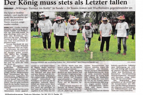 Wilhelmshavener Zeitung Montag 24 06 2013 Seite 10