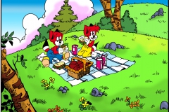 FF komplettbild picknick frei