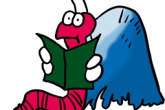 Wurm liest color