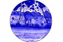 muttertagsteller kobaldblau in BLAU