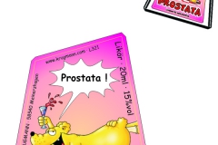 Prostata fertiges Etikett 100 dpi
